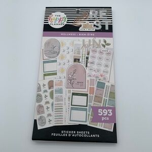 The Happy Planner Wellness Sticker Book 593pc
